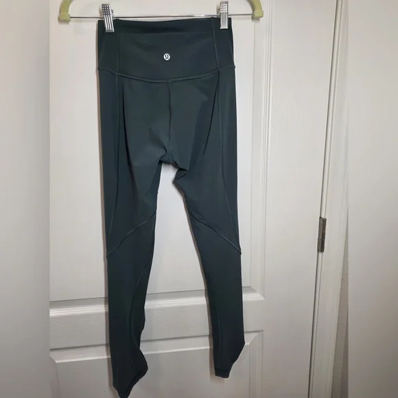 Lululemon•Play Off The Pleats Tight *25"•Cinch Side HR•Teal Shadow•LIKE NEW•4 - Picture 5 of 15